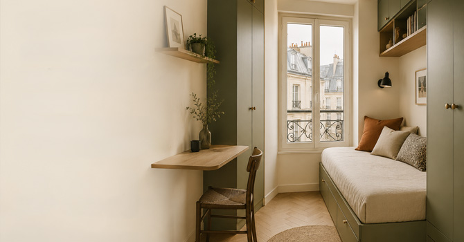 meubles sur-mesure petit appartement Paris